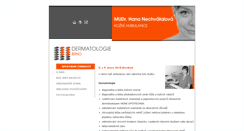 Desktop Screenshot of dermatologie-brno.cz