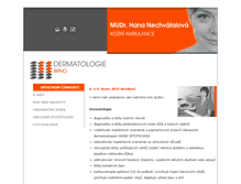 Tablet Screenshot of dermatologie-brno.cz